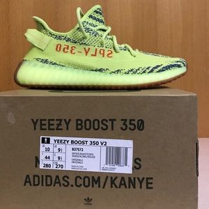 Yeezy boost 350 v2 semi frozen yellow